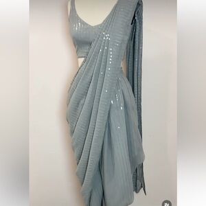 Dee Kapadiya Dhoti Saree Silhouette Size M